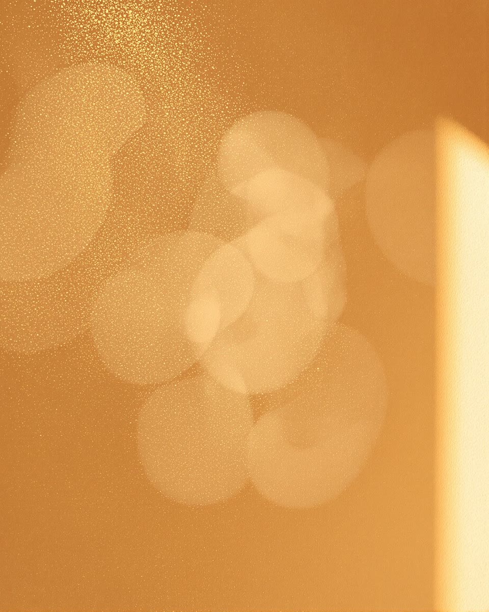Warm goudkleurig licht